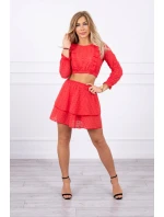 Boho červené šaty Boho červené šaty