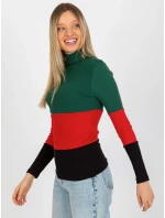 Dámska blúzka RV BZ 8465 1.93P tmavo zelená - FPrice Dámska blúzka RV BZ 8465 1.93P tmavo zelená - FPrice