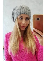 Sandra K210 fleecová čiapka svetlo šedá