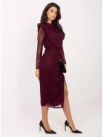 Šaty IT SK 9937.16 tmavo fialové Šaty IT SK 9937.16 tmavo fialové