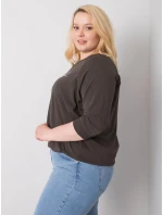 Blúzka RV BZ 6391.48 tmavá khaki