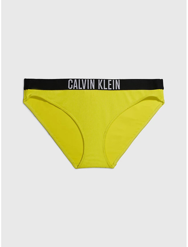Dámsky spodný diel bikín KW0KW01986 LRF neón. žlté - Calvin Klein