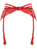 Podväzkový pás V-10722 červený - Axami