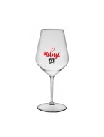 MILUJI TĚ! (SRDÍČKO) - čirá nerozbitná sklenice na víno 470 ml MILUJI TĚ! (SRDÍČKO) - čirá nerozbitná sklenice na víno 470 ml