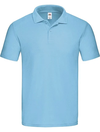 Fruit of the Loom Original Polo Pánske piqué polo 16.3050 nebovo modré Fruit of the Loom Original Polo Pánske piqué polo 16.3050 nebovo modré