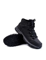 Męskie Ocieplane Botki Buty Trekkingowe Cross Jeans KK1R4022C Czarne