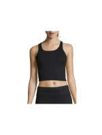 Športové tričko CASALL Crop Rib Racerback Black Športové tričko CASALL Crop Rib Racerback Black