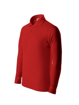 Polokošeľa Pique Polo LS červená