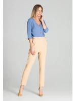 Dámská halenka M699 modrá - Figl