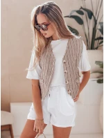 Dámske šortky NOT TOMORROW white FashionStreet SY0450