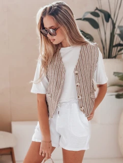 Dámske šortky NOT TOMORROW white FashionStreet SY0450