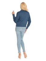Dámsky sveter 70035 Jeans modrá - PeeKaBoo