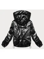 Čierna/béžová dámska bunda (BH-2204) Čierna/béžová dámska bunda (BH-2204)