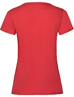 Fruit of the Loom Lady-Fit Valueweight T Dámske tričko 16.1372 červené Fruit of the Loom Lady-Fit Valueweight T Dámske tričko 16.1372 červené