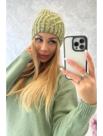 Merry K225 fleecová čiapka kiwi+green