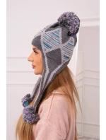 Dámska klapka na uši Eunika K322 graphite