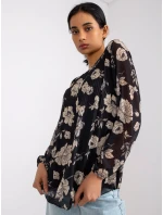 Blúzka DHJ BZ 8643 1.37P čierna a béžová Blúzka DHJ BZ 8643 1.37P čierna a béžová