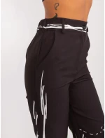 Nohavice DHJ SP 18857.31 čierna farba