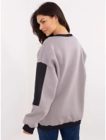 Mikina EM BL 983.10X svetlo šedá