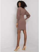 RV šaty SK 6079.65 svetlohnedé RV šaty SK 6079.65 svetlohnedé