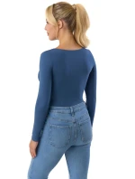 Dámska blúzka Manati long denim - BABELL