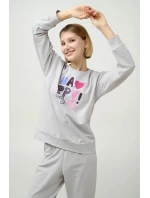 Vamp - Zimné pyžamo s manžetami 21969 - Vamp