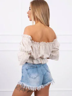 Španielska blúzka béžová