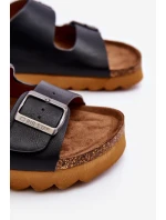 Klasyczne Damskie Klapki Big Star LL274477 Czarne