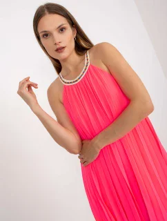 Šaty DHJ SK 0010.35 fluo ružová