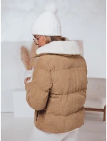 Dámska zimná manšestrová bunda TRENDYGLAM tmavo béžová FashionStreet TY4359 Dámska zimná manšestrová bunda TRENDYGLAM tmavo béžová FashionStreet TY4359