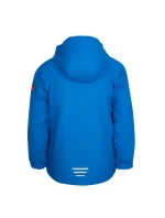 TrollKids Detská bunda do dažďa Sognefjord Jacket Pro azure blue/navy priedušná modrá (431-160)