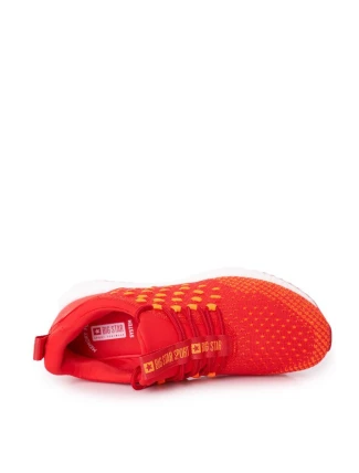 Męskie Sportowe Buty Memory Foam Big Star FF174240 Czerwone