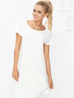 Dámska nočná košeľa Flora Ecru - DKaren