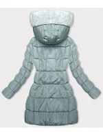 Mätová zimná bunda s kapucňou (2M-231)