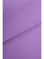 Krátka mikina na zips fialová