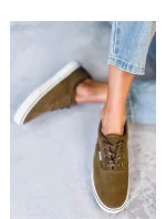 Dámske tenisky model 177644 hnedé - Inello Dámske tenisky model 177644 hnedé - Inello