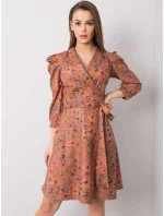Šaty LK SK 508381.85P tmavo oranžová