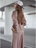 Dámska tepláková súprava v cappuccino farbe od FashionStreet AY1209 Dámska tepláková súprava v cappuccino farbe od FashionStreet AY1209
