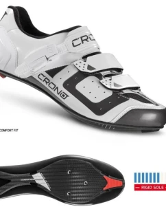 CRONO cestná obuv CR-3 white 42 nylon