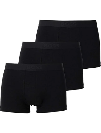 Pánske bavlnené boxerky Boss Trunk 3 Pak (50544263-002) Pánske bavlnené boxerky Boss Trunk 3 Pak (50544263-002)