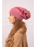 Dámska čiapka Ingrid K371 tmavo ružová