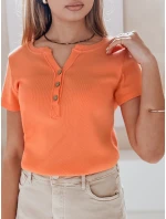 Dámska bavlnená pruhovaná blúzka KISS LOOK, oranžová, FashionStreet RY2840 Dámska bavlnená pruhovaná blúzka KISS LOOK, oranžová, FashionStreet RY2840