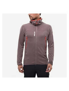 Pánska mikina MILLET Fusion Grid Hoodie M, slivkovo fialová