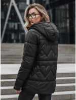 Dámska prešívaná bunda OLMO black FashionStreet TY4242