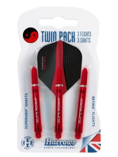 Gates Twin Pack Supergrip shafts + Retina pierka HS-TNK-000013683