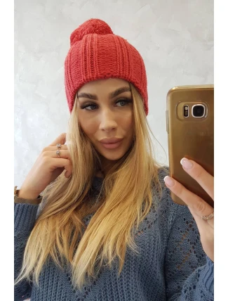 Fleecová čiapka Idalia K284 červená