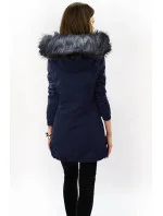Dámska nepremokavá parka navy blue-grey (m-923)
