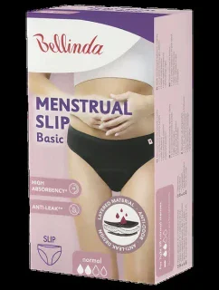 BASIC MENSTRUAL SLIP NORMAL - BELLINDA - čierna