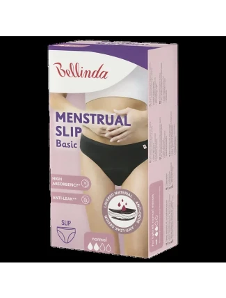 BASIC MENSTRUAL SLIP NORMAL - BELLINDA - čierna