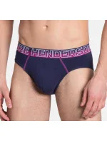 Pánske slipy Luxe 39022-MLC 2-dielna sada námornícka modrá a bobuľová - Henderson